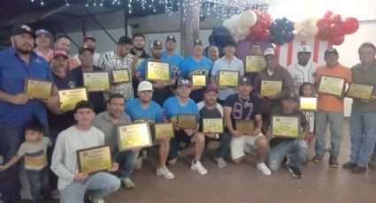 Reconocen a los mejores equipos y peloteros en la Liga de Softbol Alijadores de Nuevo Laredo