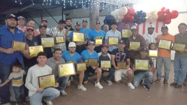 Reconocen a los mejores equipos y peloteros en la Liga de Softbol Alijadores de Nuevo Laredo