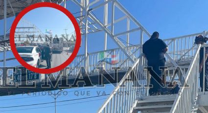 Joven intenta lanzarse de un puente peatonal en la colonia Concordia; esto fue lo que pasó