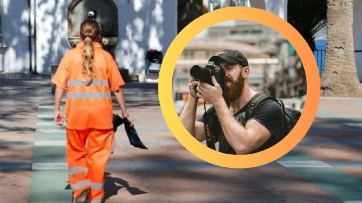 La barrendera tailandesa que ahora es modelo; esta es la foto que cambio su vida