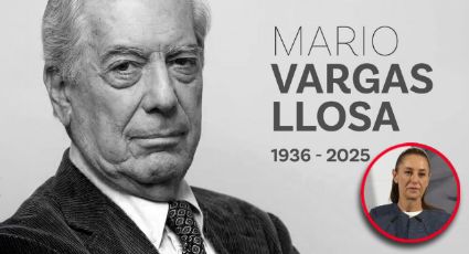 Sheinbaum manda pésame por muerte de Mario Vargas Llosa: 'falleció un gran escritor'