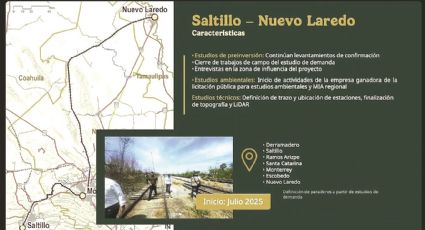 Avanza estudio para tren a Nuevo Laredo