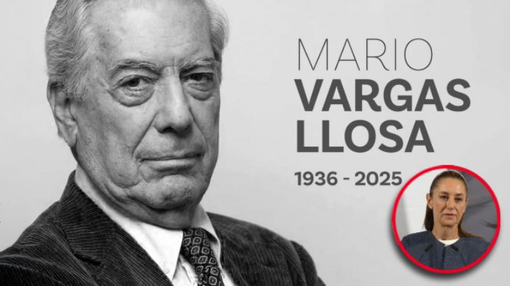Sheinbaum manda pésame por muerte de Mario Vargas Llosa: 'falleció un gran escritor'