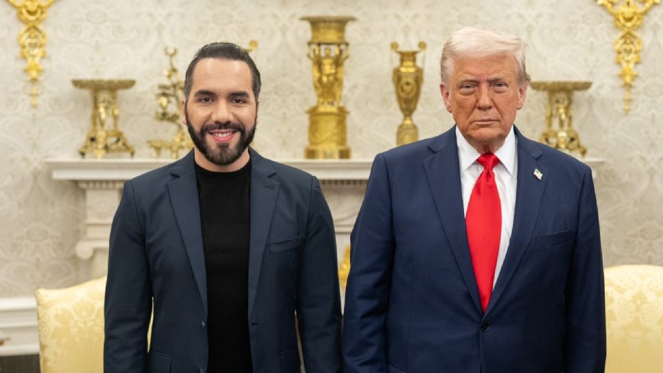 Bukele y Trump se reunieron en la Casa Blanca.