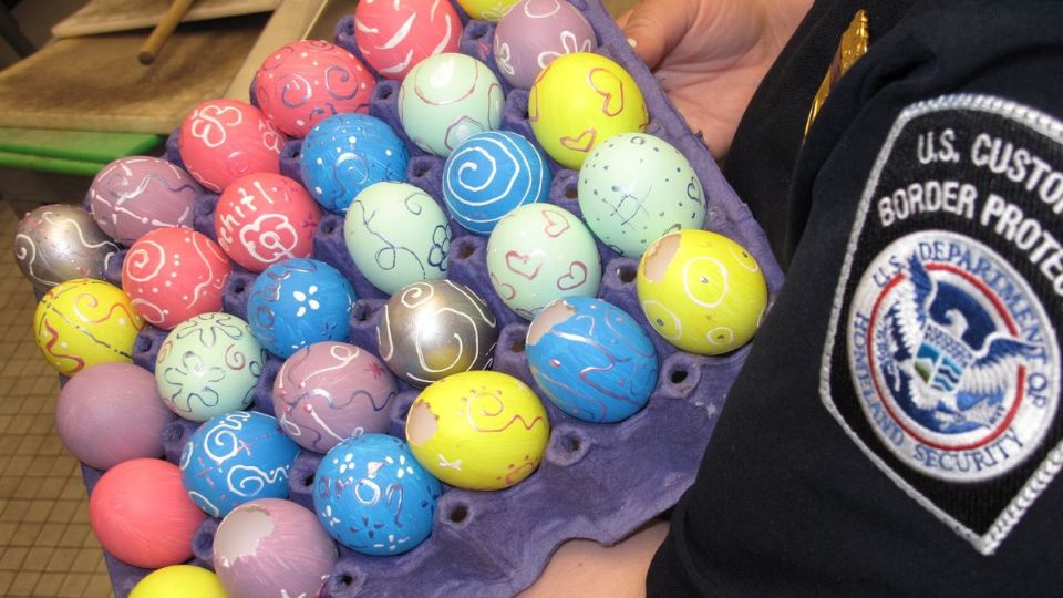 Cascarones para el Día de Pascua.