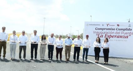 Américo Villarreal inaugura nuevo puente 'La Esperanza' en Altamira