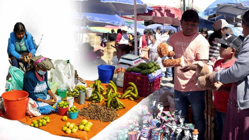 Pueblo en México con un tianguis donde no pagas con dinero