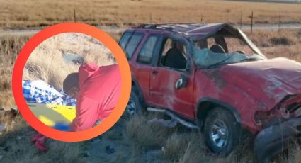 Trágicas vacaciones: muere mujer en fatal volcadura; su esposo perdió el control