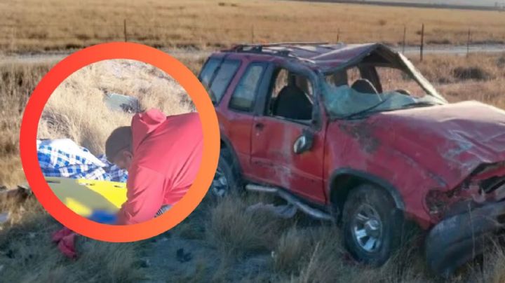 Trágicas vacaciones: muere mujer en fatal volcadura; su esposo perdió el control