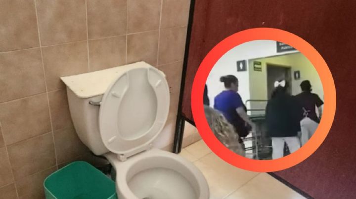 Mujer da a luz en el baño del IMSS tras horas sin atención médica | VIDEO