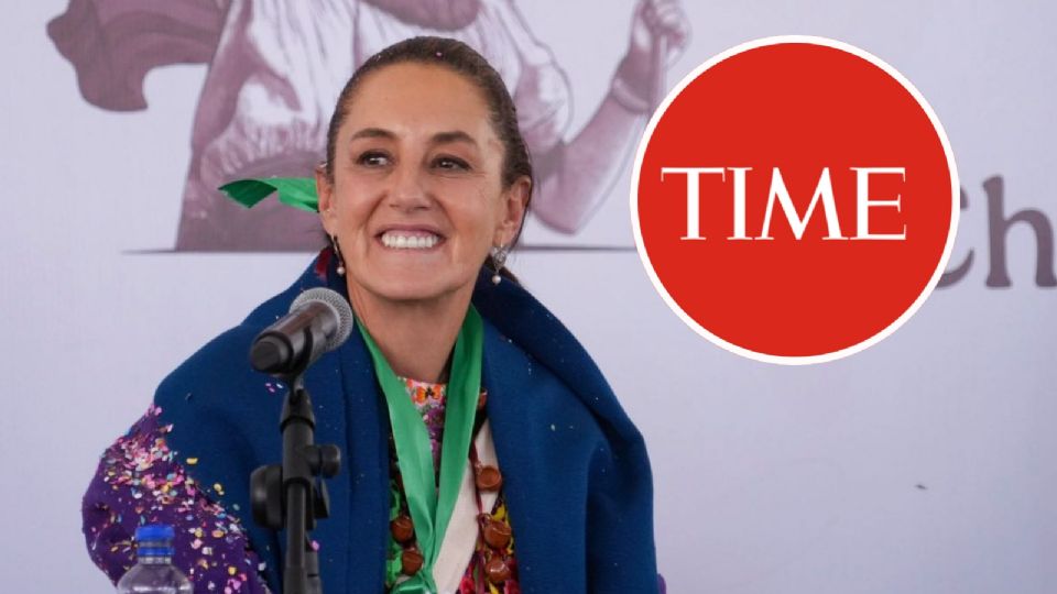 Sheinbaum, dentro de las 100 personas más influyentes del año, según revista Time