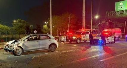 Carambola deja 7 autos dañados y 5 personas lesionadas; salían del partido Monterrey-America