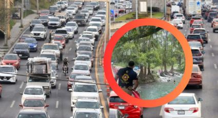 Nuevo León: colapsa la Carretera Nacional rumbo al Río Ramos tras cierre por saturación