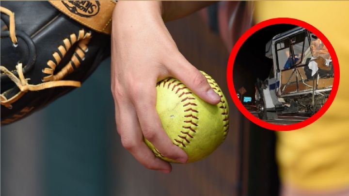 Equipo de softbol femenil sufre violento accidente; mueren la entrenadora y una jugadora