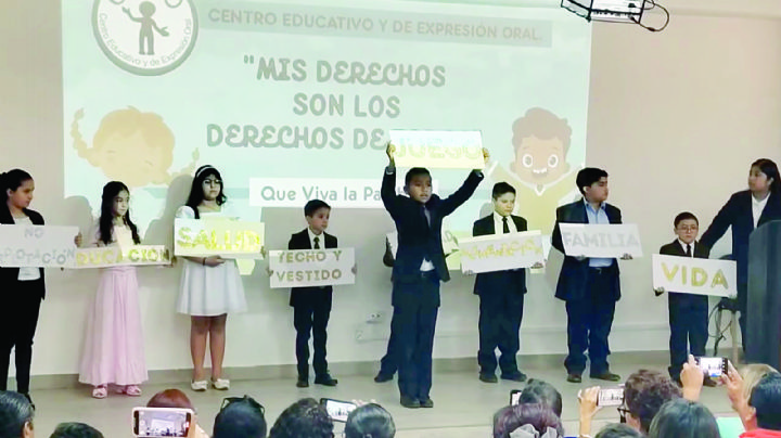 Niños de Nuevo Laredo alzan la voz por sus derechos