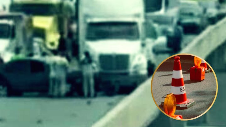 Cierre total por accidente en dos carreteras al norte de Monterrey