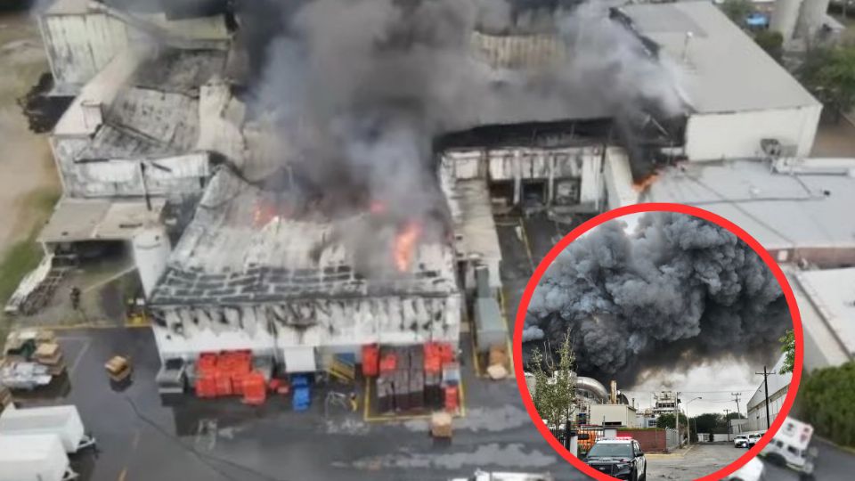 Las autoridades atendieron un incendio en Apodaca, Nuevo León