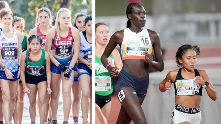 ¡Chiquita, pero veloz!, la oaxaqueña Mariel Salazar se lleva oro en 10 mil metros en Los Ángeles