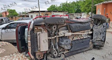 En la San Rafael, mujer quedó atrapada en su camioneta tras ser chocada; responsable salió corriendo