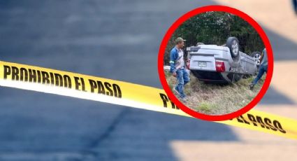 Mujer se mata por ir a exceso de velocidad; perdió el control del auto y terminó volcándose