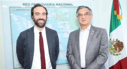 Afinan Américo Villarreal y Andrés Lajous rutas ferroviarias de Tamaulipas