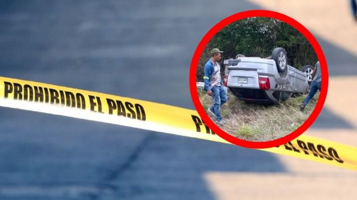 Mujer se mata por ir a exceso de velocidad; perdió el control del auto y terminó volcándose