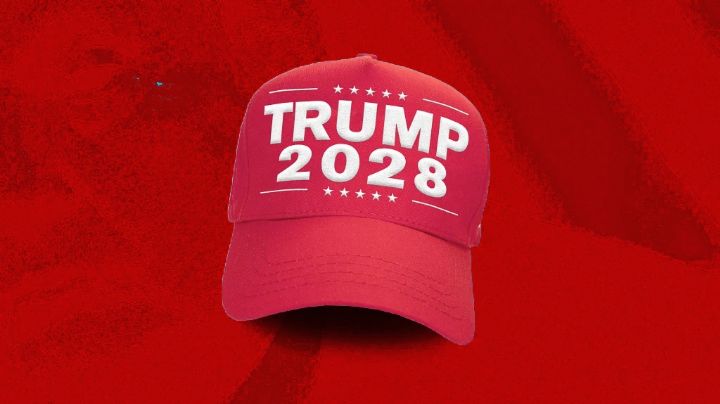 Trump imprime gorras '2028' y se asoma posible tercera reelección