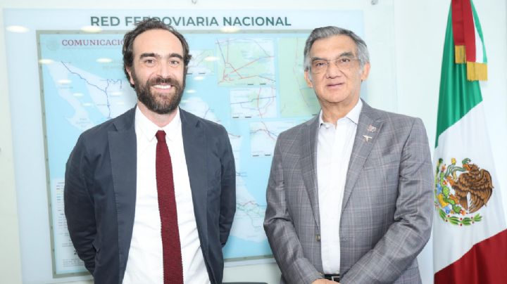 Afinan Américo Villarreal y Andrés Lajous rutas ferroviarias de Tamaulipas