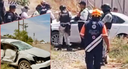 Mujer intenta ganarle al tren y no lo consigue; es arrastrada por la máquina