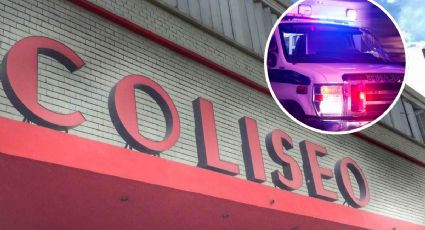 Hombre intenta robar fierro viejo en la Arena Coliseo y lo capturan tras sufrir fuerte accidente