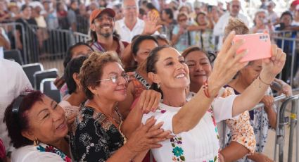 Sheinbaum da banderazo al nuevo Tren Maya de carga; más desarrollo para el sureste