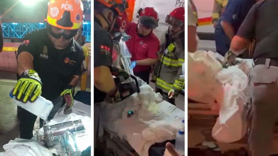 El bebé fue llevado al hospital por sus padres.