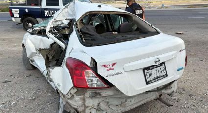Hombre muere en brutal accidente en carretera Monterrey-Saltillo; conducía alcoholizado