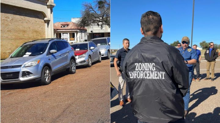 Policía de Laredo incauta 26 autos inservibles; estaban listos para ser llevados a México