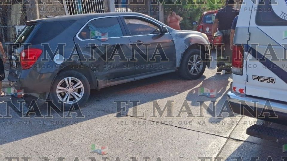 Accidente en la colonia Buenavista.