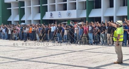 Realizan Simulacro Nacional 2025 en Nuevo Laredo; Protección Civil participa oportunamente