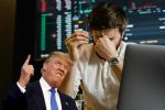 Acciones de EU se desploman más de mil puntos tras aranceles de Donald Trump