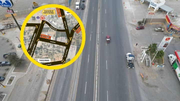 Cierre temporal de la Carretera Nacional de Nuevo Laredo: este es el mapa con rutas alternas