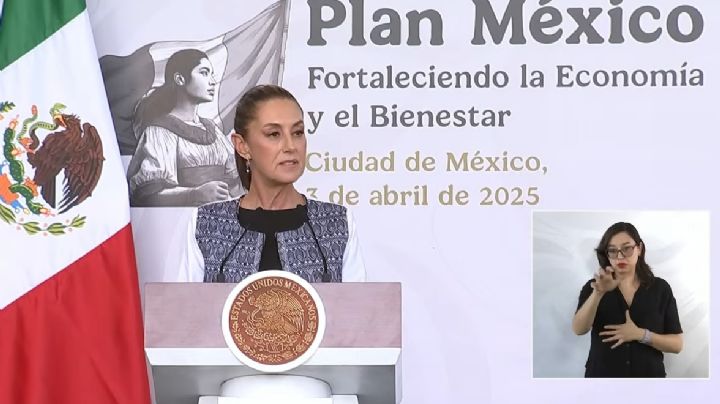 Claudia Sheinbaum anuncia programas del Plan México ante aranceles de Estados Unidos