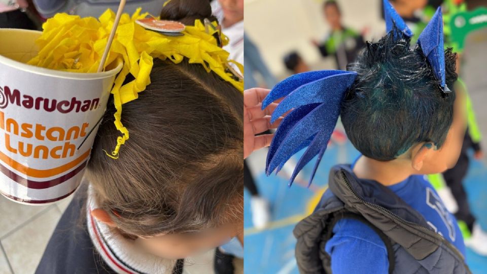 Estos son los 'looks' más virales de los peinados locos durante el Día del Niño 2025
