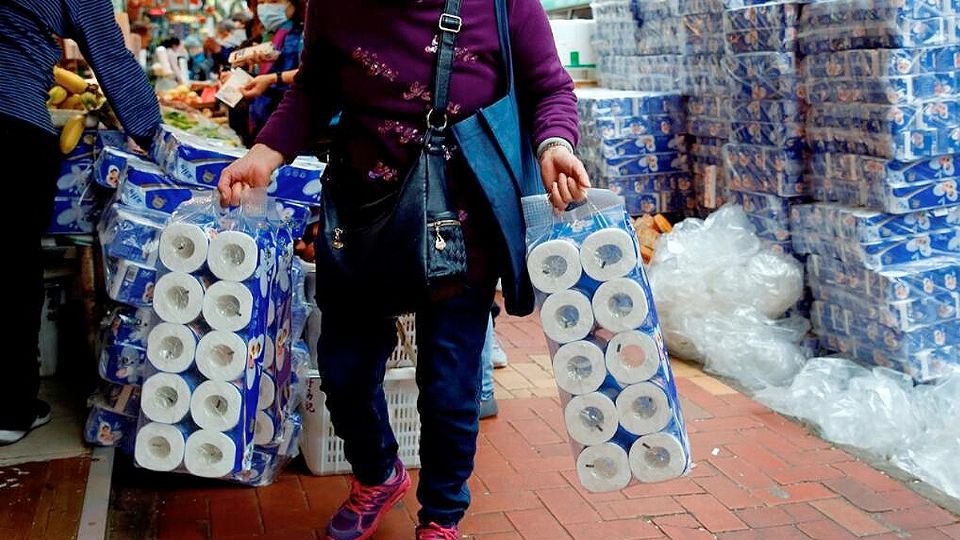 Las compras de papel higiénico en los momentos de pánico
