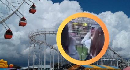 MOMENTO EXACTO en el que joven cae de juego mecánico; impacto quedó grabado en video