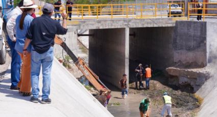Supervisa Carmen Lilia Canturosas Villarreal limpieza de arroyos en Nuevo Laredo