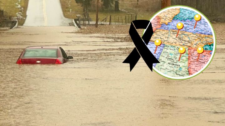Tormentas en EU: aumenta a 18 el número de muertos; inundaciones alcanzan niveles récord