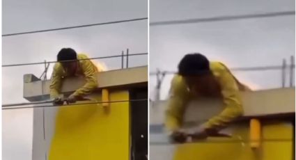 Hombre muere electrocutado mientras pintaba una casa; su cuerpo ardió en llamas | VIDEO