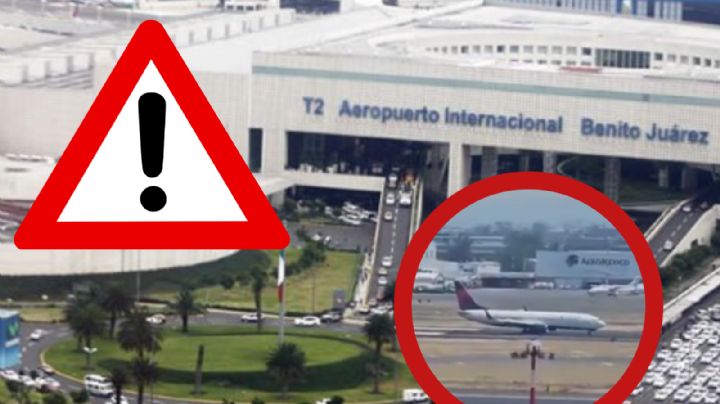 Avión que viajaba a Atlanta aterriza de emergencia en el AICM; esto se sabe
