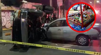 Grúa vuelca y aplasta a mujer; se estaba surtiendo de dulces para su negocio
