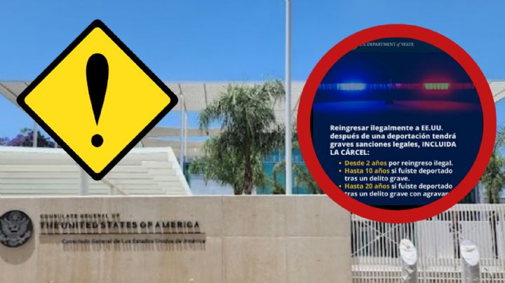 Estados Unidos: consulado alerta sobre castigos y cárcel por reingresar a ese país sin documentos
