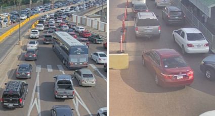 ¿Vas a cruzar?; Puentes Internacionales de Nuevo Laredo lucen abarrotados | VIDEO