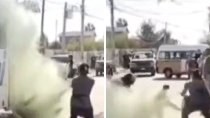 MOMENTO EXACTO en el que linchan a extranjero en Tijuana; lo confunden con secuestrador